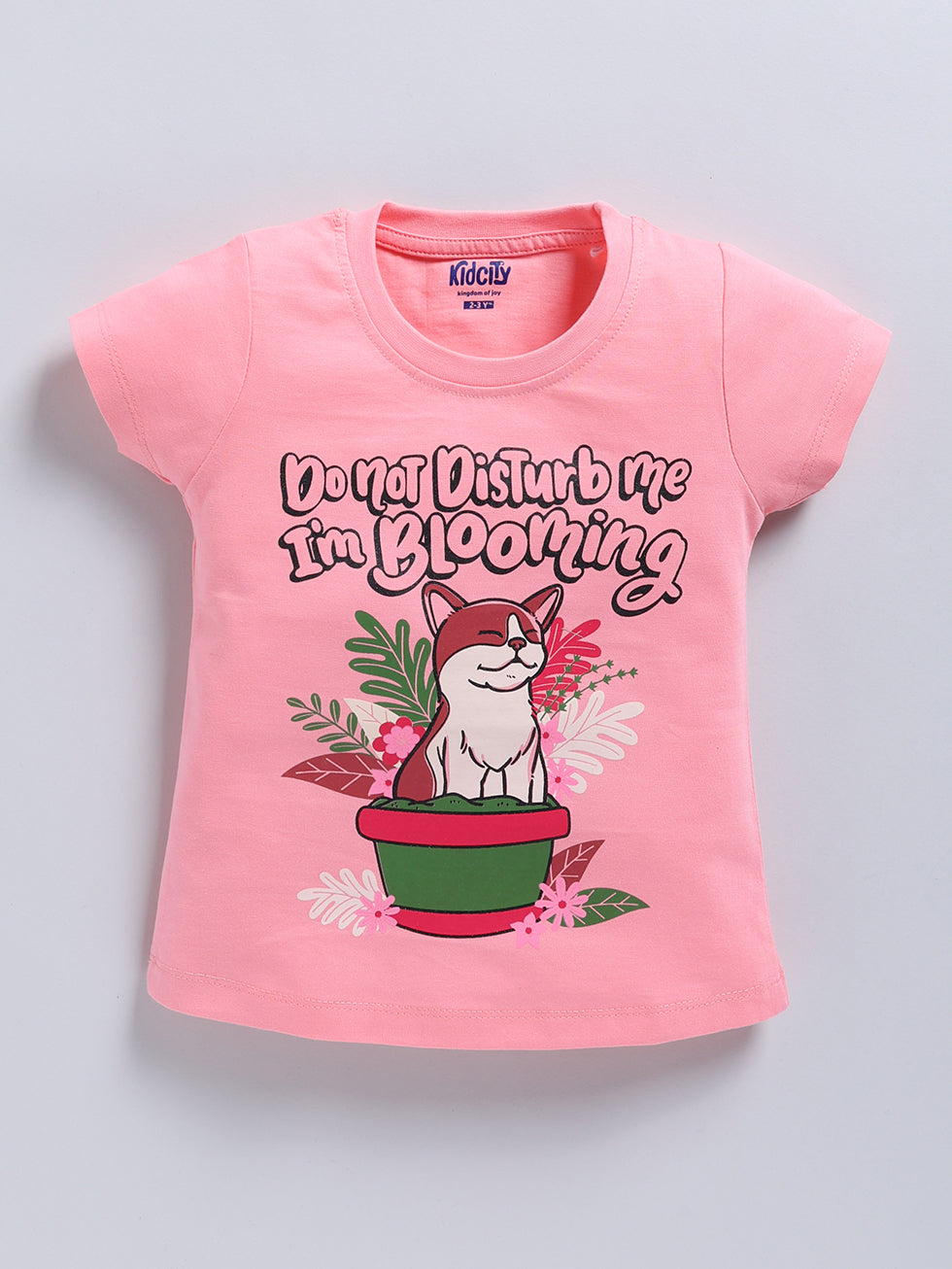 Blooming Dog & Butterfly 2 Pc Printed Tops