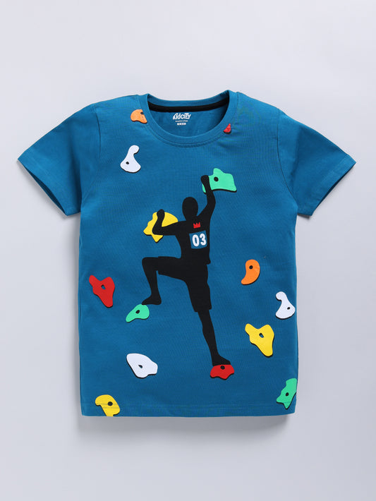 Climber 03 & Urban Jungle Trendy Graphic 2 Pc T-Shirts