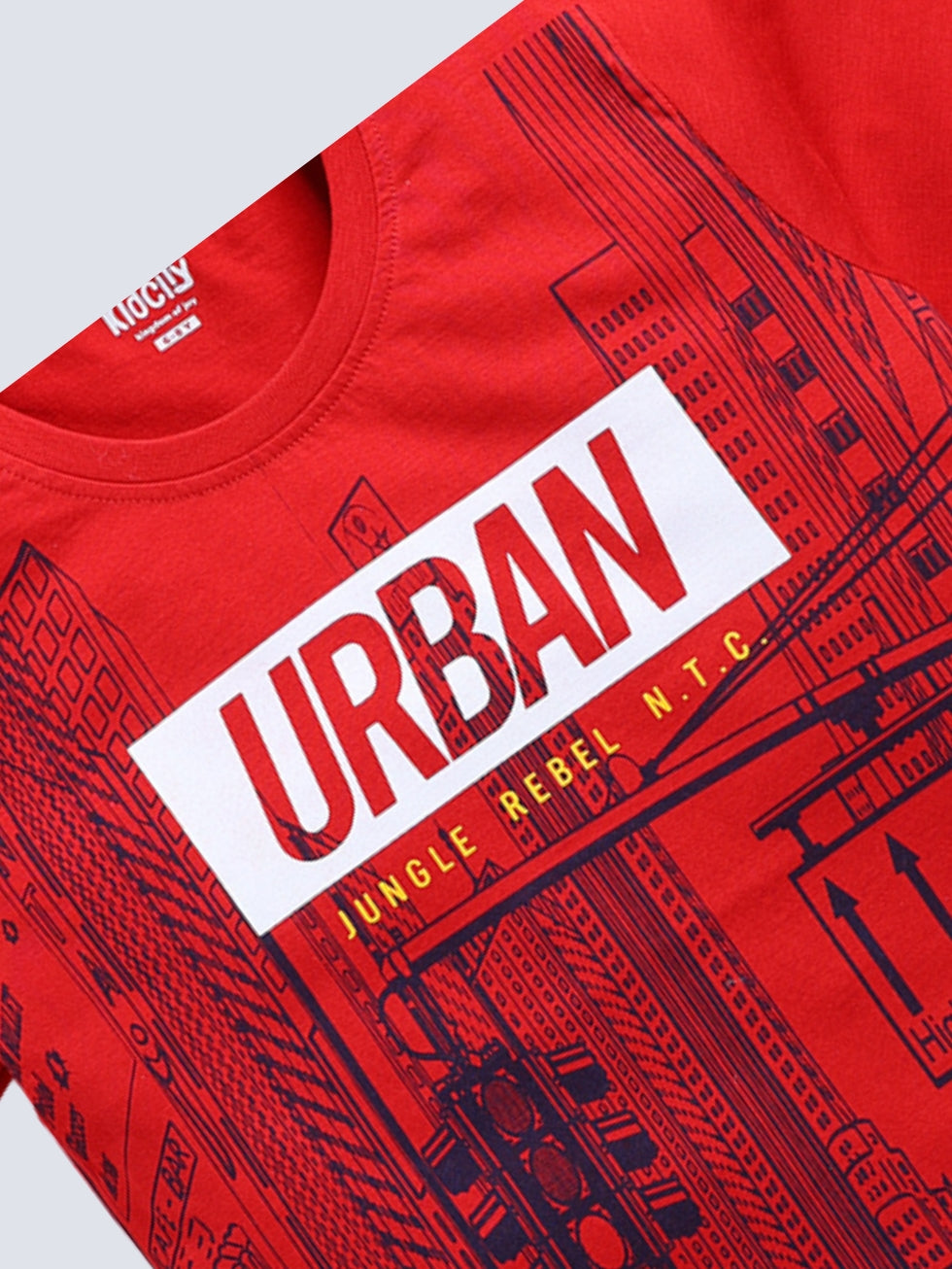 Climber 03 & Urban Jungle Trendy Graphic 2 Pc T-Shirts