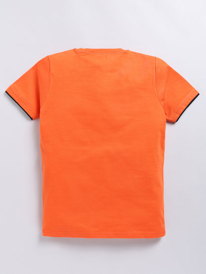 Stay Positive & Invision Urban Text 2 Pc Printed T-Shirts