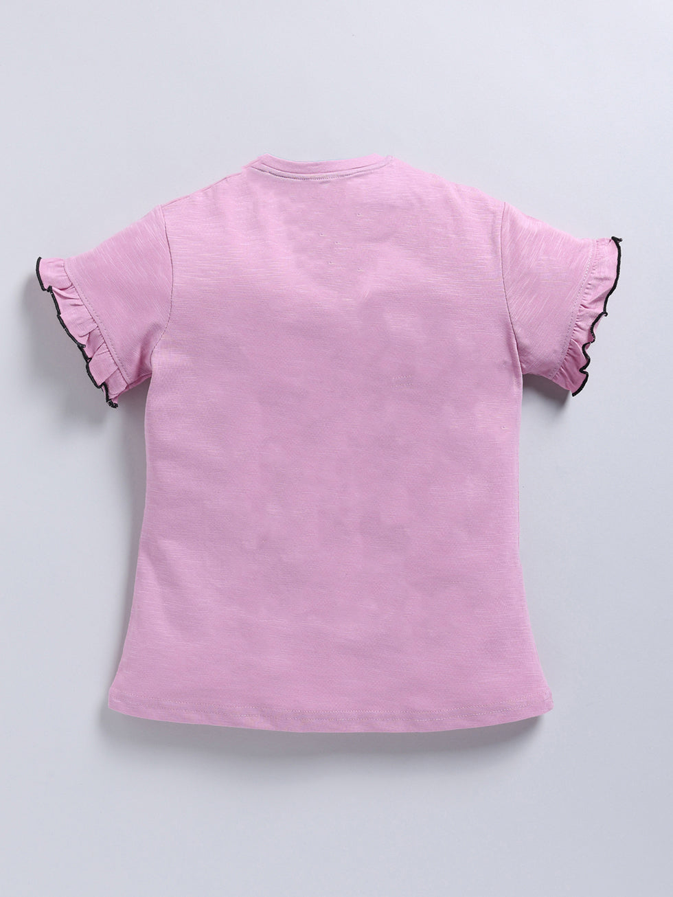 Text and Flower Graphics T-Shirts