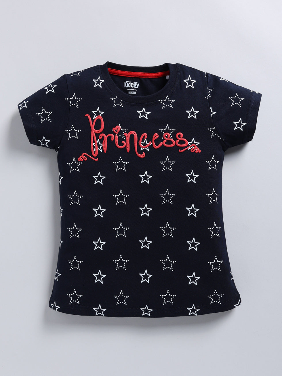 Text and Star Graphics T-shirts