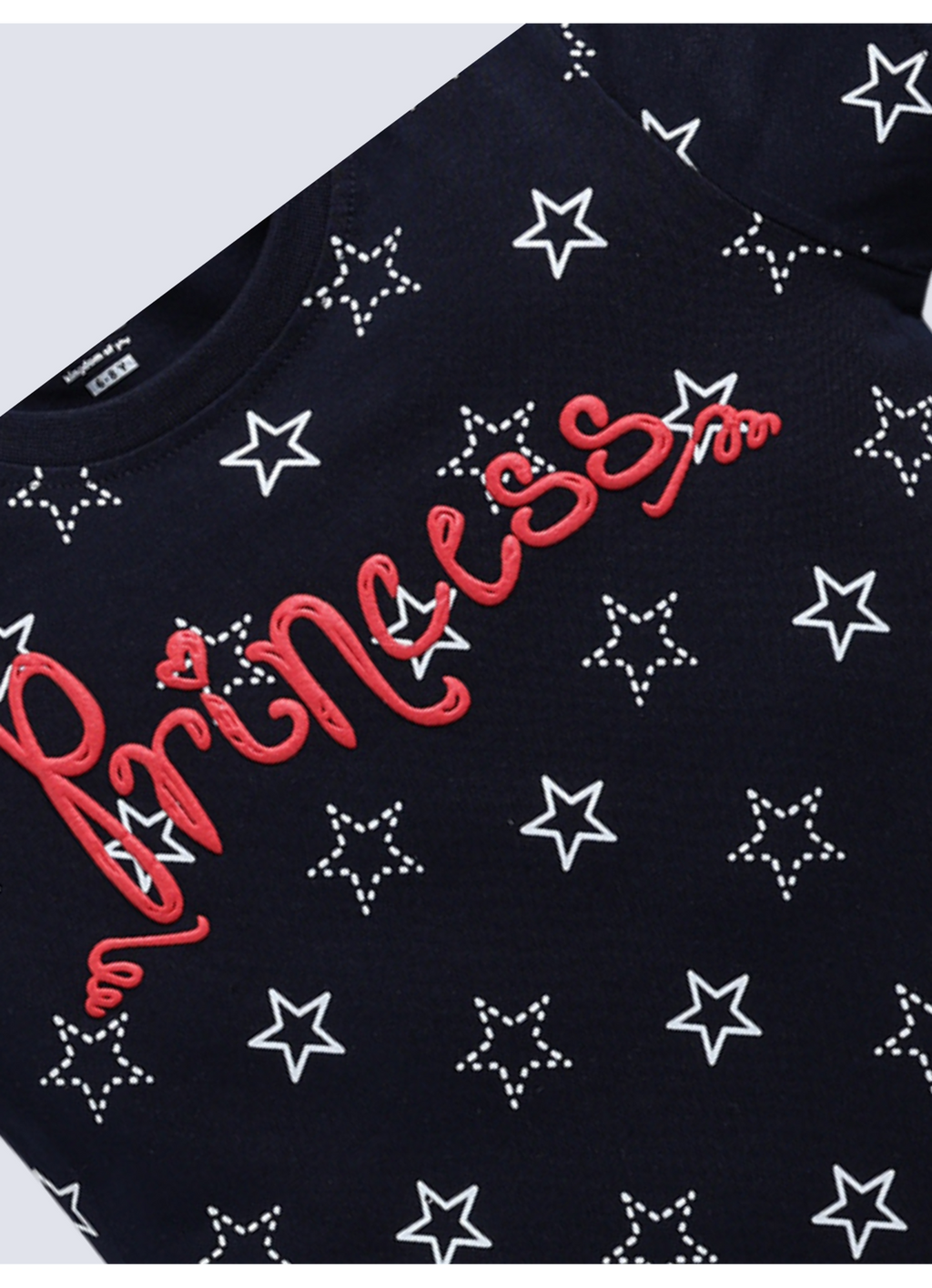 Text and Star Graphics T-shirts