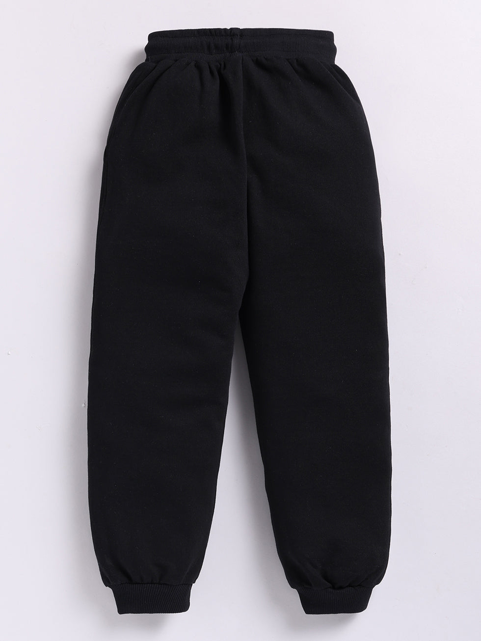BoysCottonLoopknitSideStripesPrintJoggers-Blackbackview