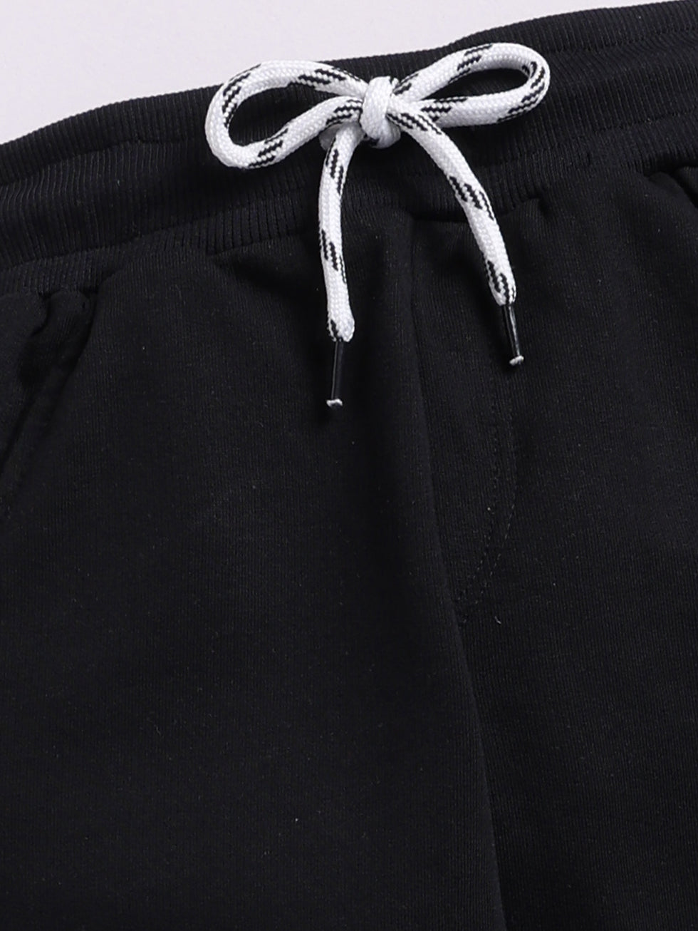 BoysCottonLoopknitSideStripesPrintJoggers