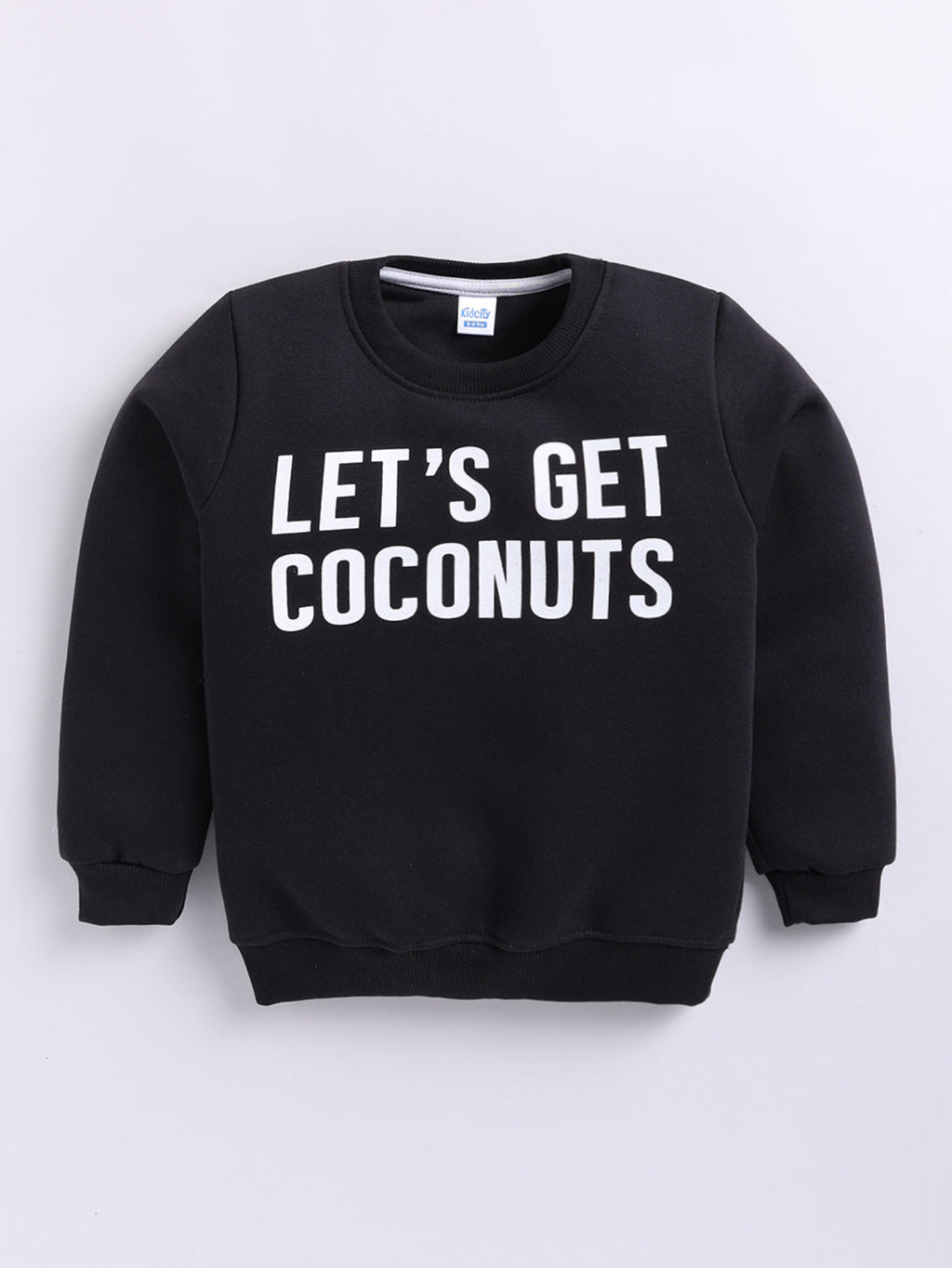 Let’s Get Coconuts Print Sweatshirt