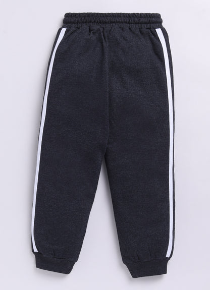 Black Secret Printed Joggers