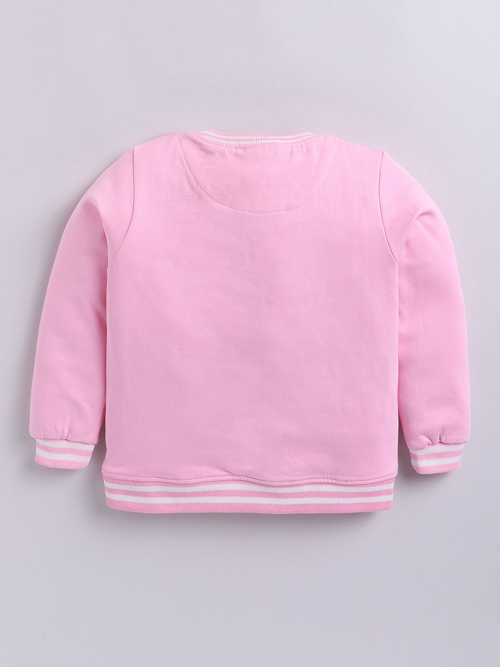 Boys Silly Goose Text Print Sweatshirt - Light Pink