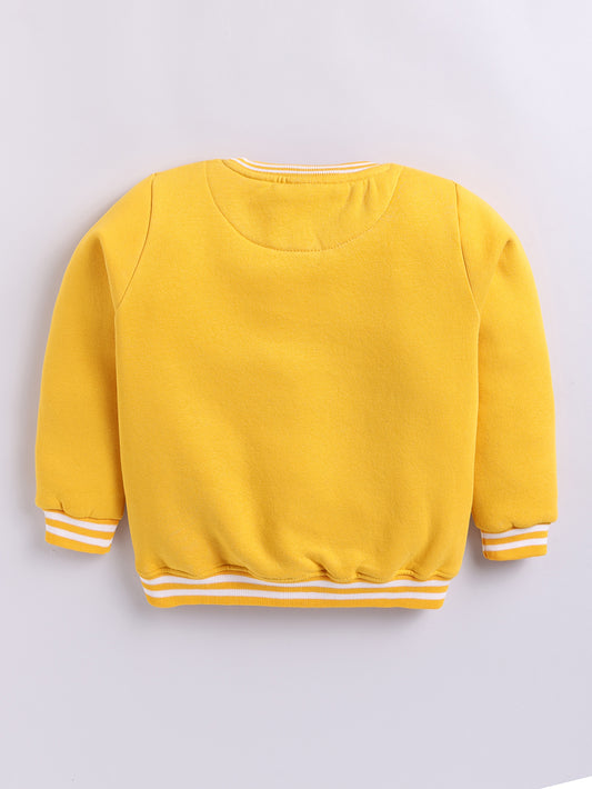 Boys Surf Crew Text Print Sweatshirt - Navy