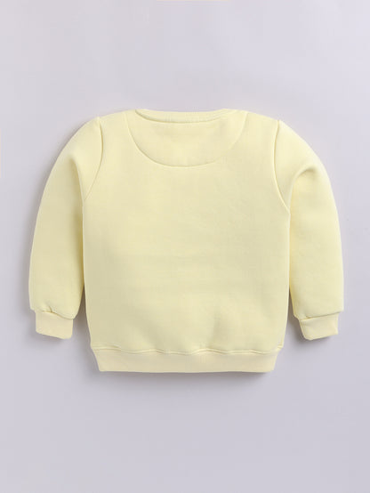 Boys Yes Graphic Sweatshirt - Light Lemon