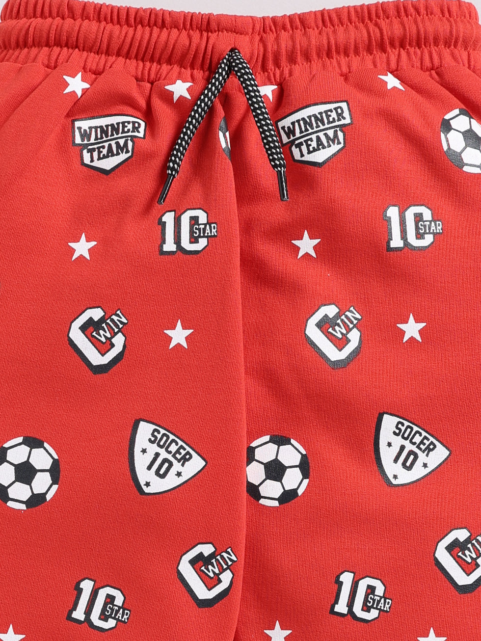 Football Printed Joggers