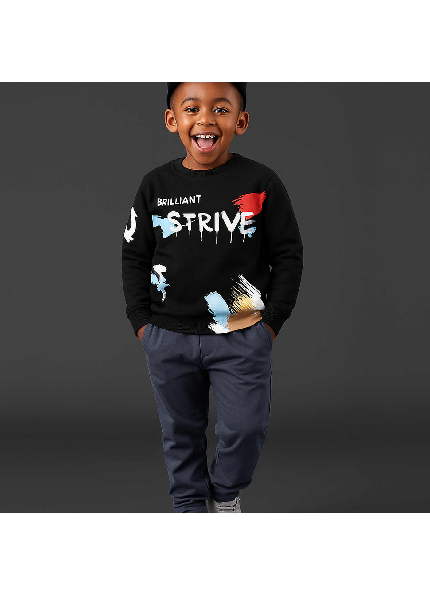 Strive Text Printed Sweatshirts