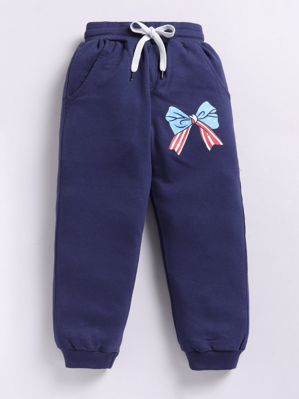 Bow Placement Print Joggers