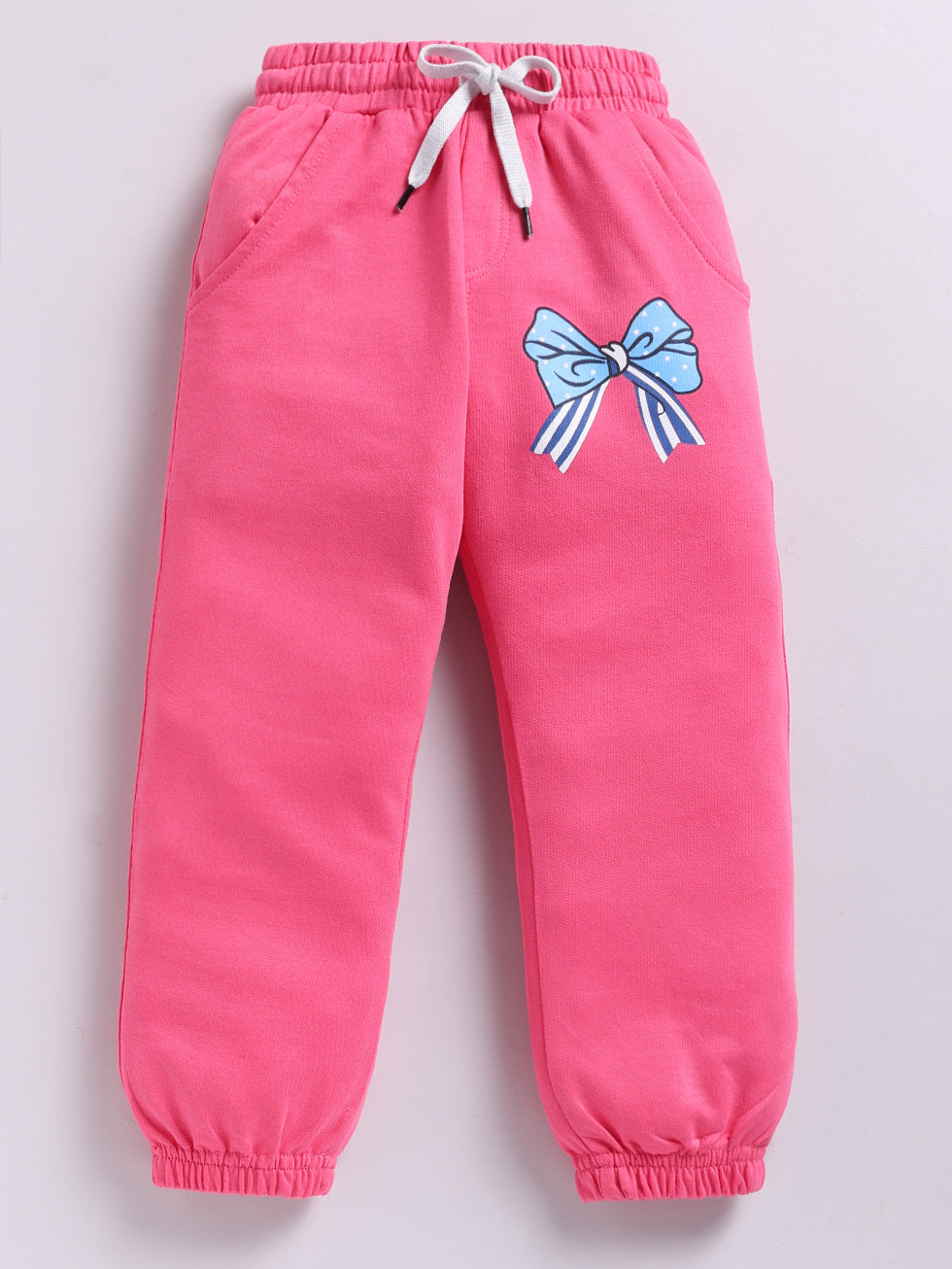 Bow Placement Print Joggers
