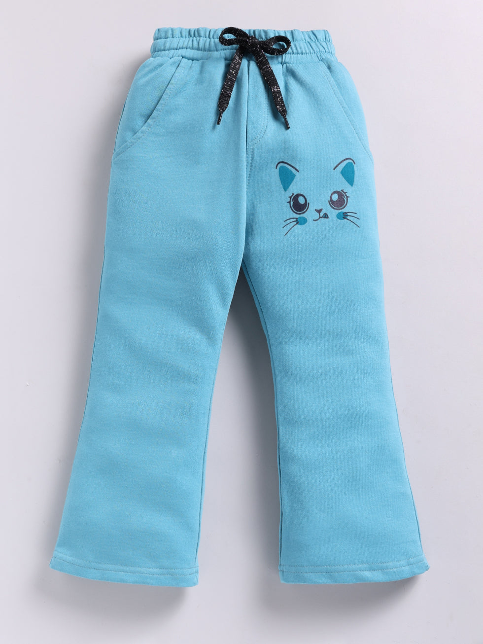 Kitty Face Print Joggers