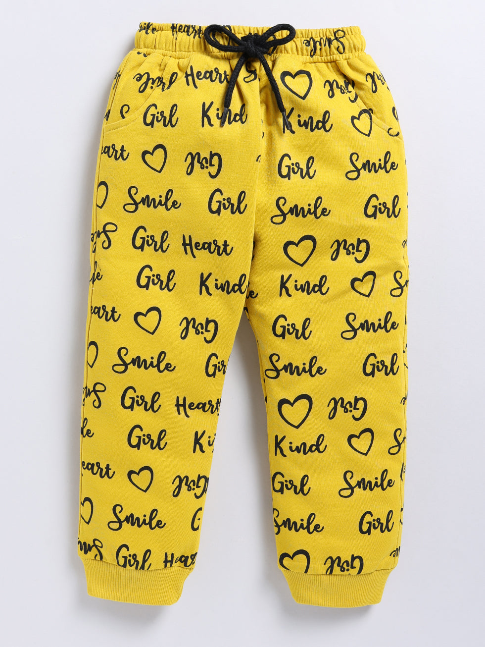 Smile Girl Printed Joggers