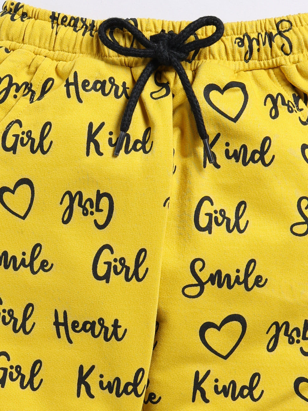 Smile Girl Printed Joggers