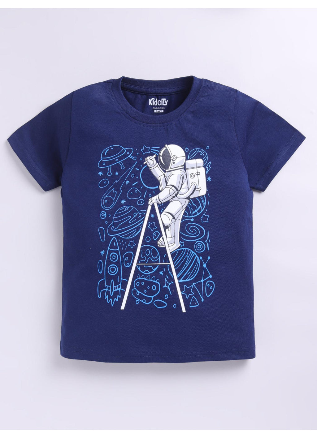 Astronaut in Space Graphic T-Shirt