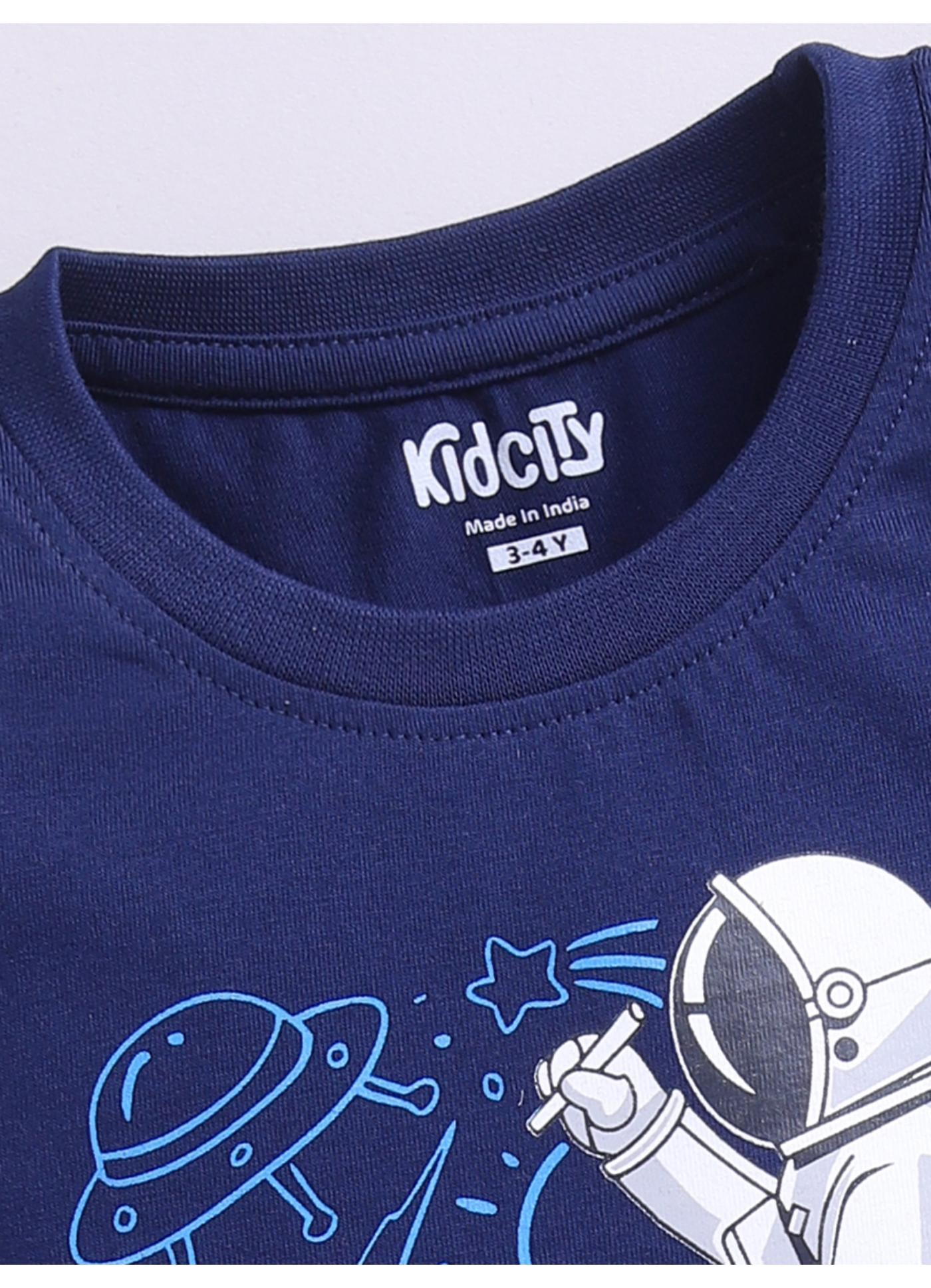 Astronaut in Space Graphic T-Shirt