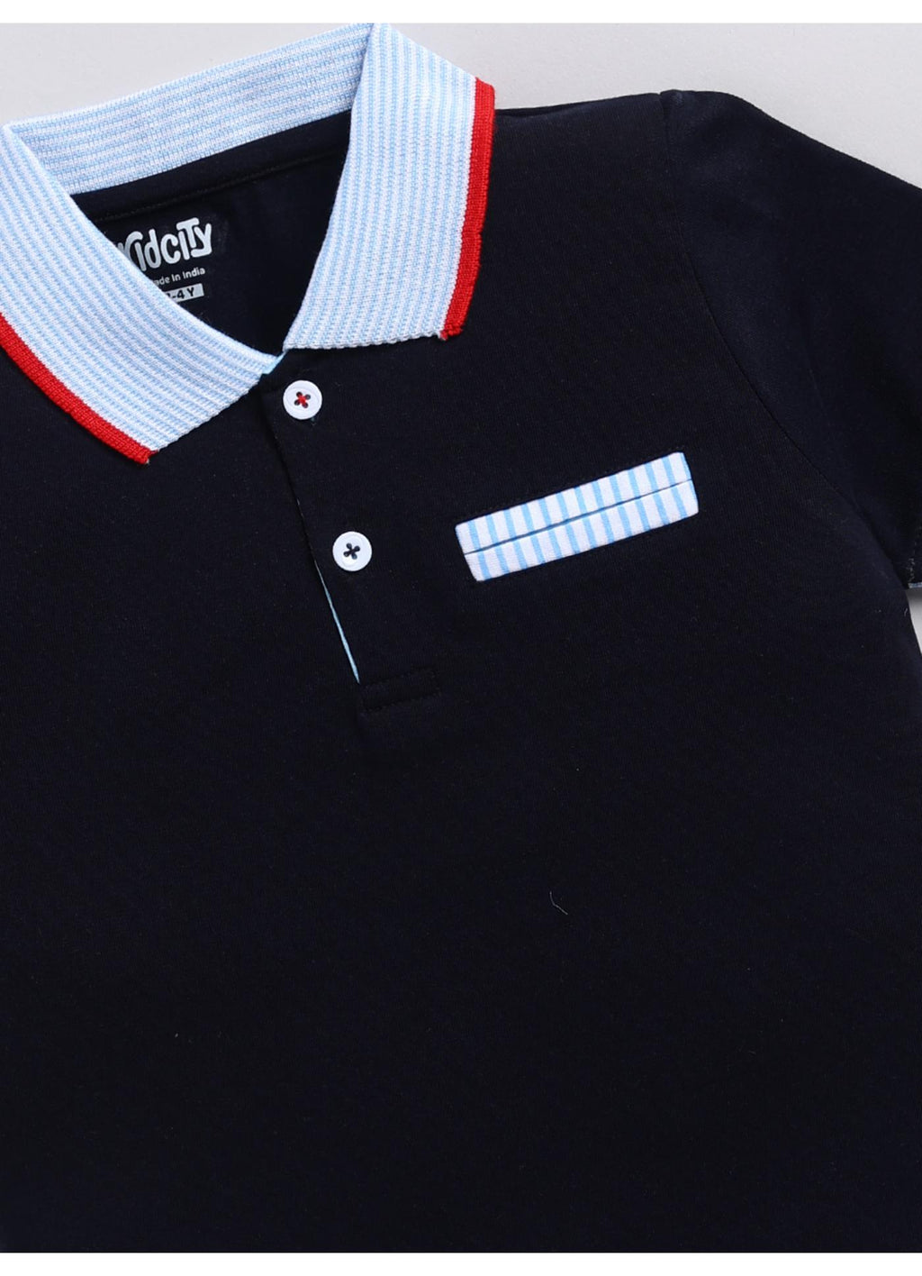 Contrast Trim Polo T-Shirt