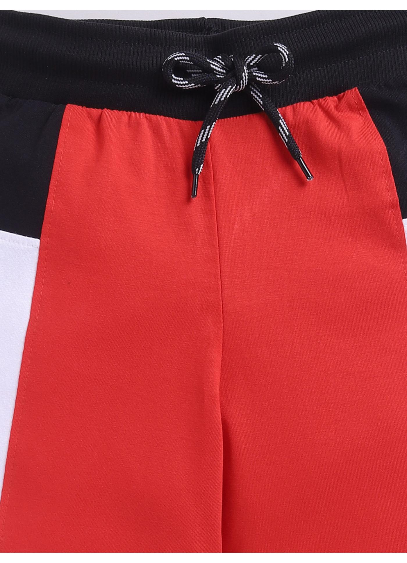 Colorblock “Hackett” Cotton Shorts