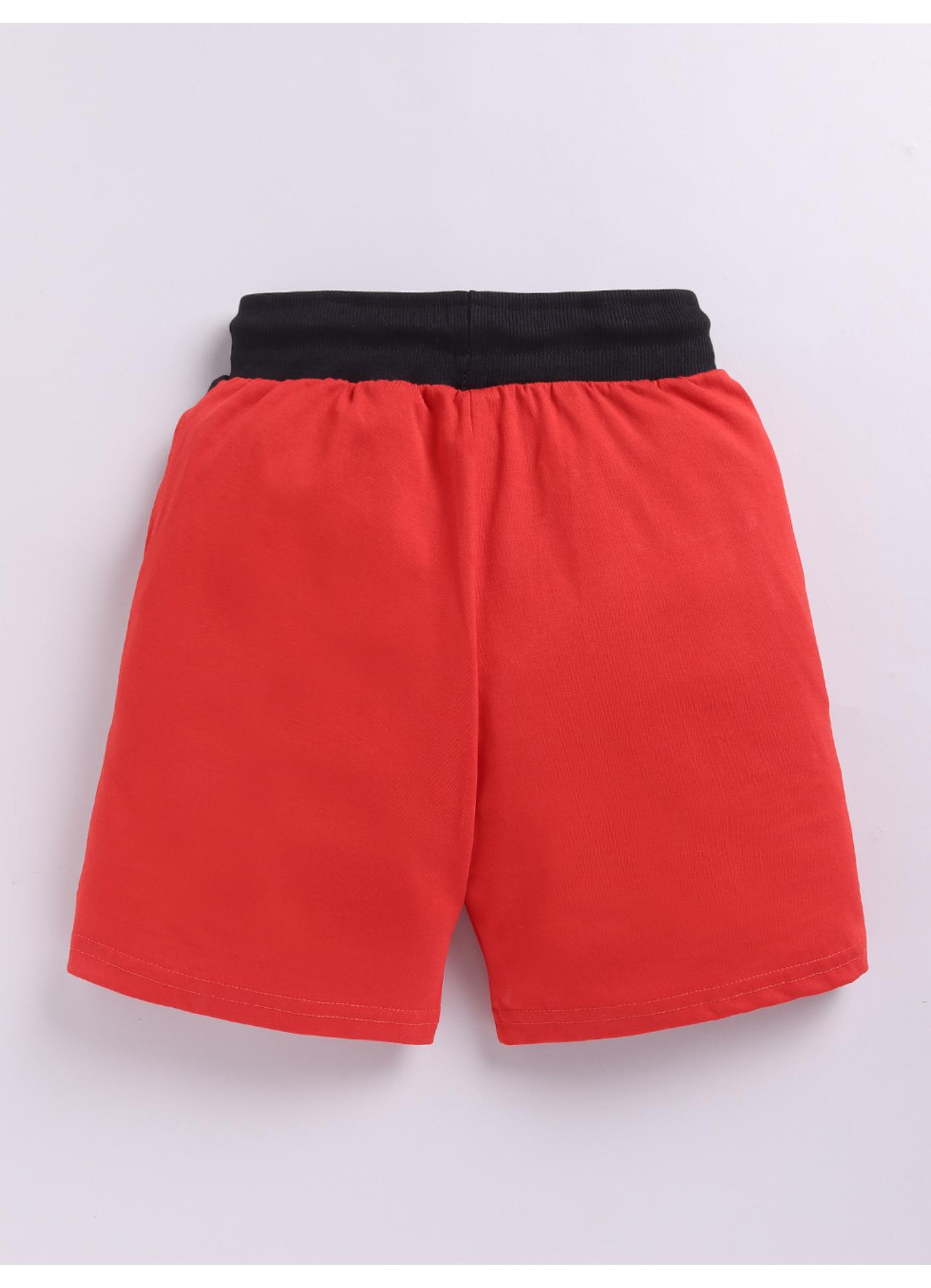 Colorblock “Hackett” Cotton Shorts