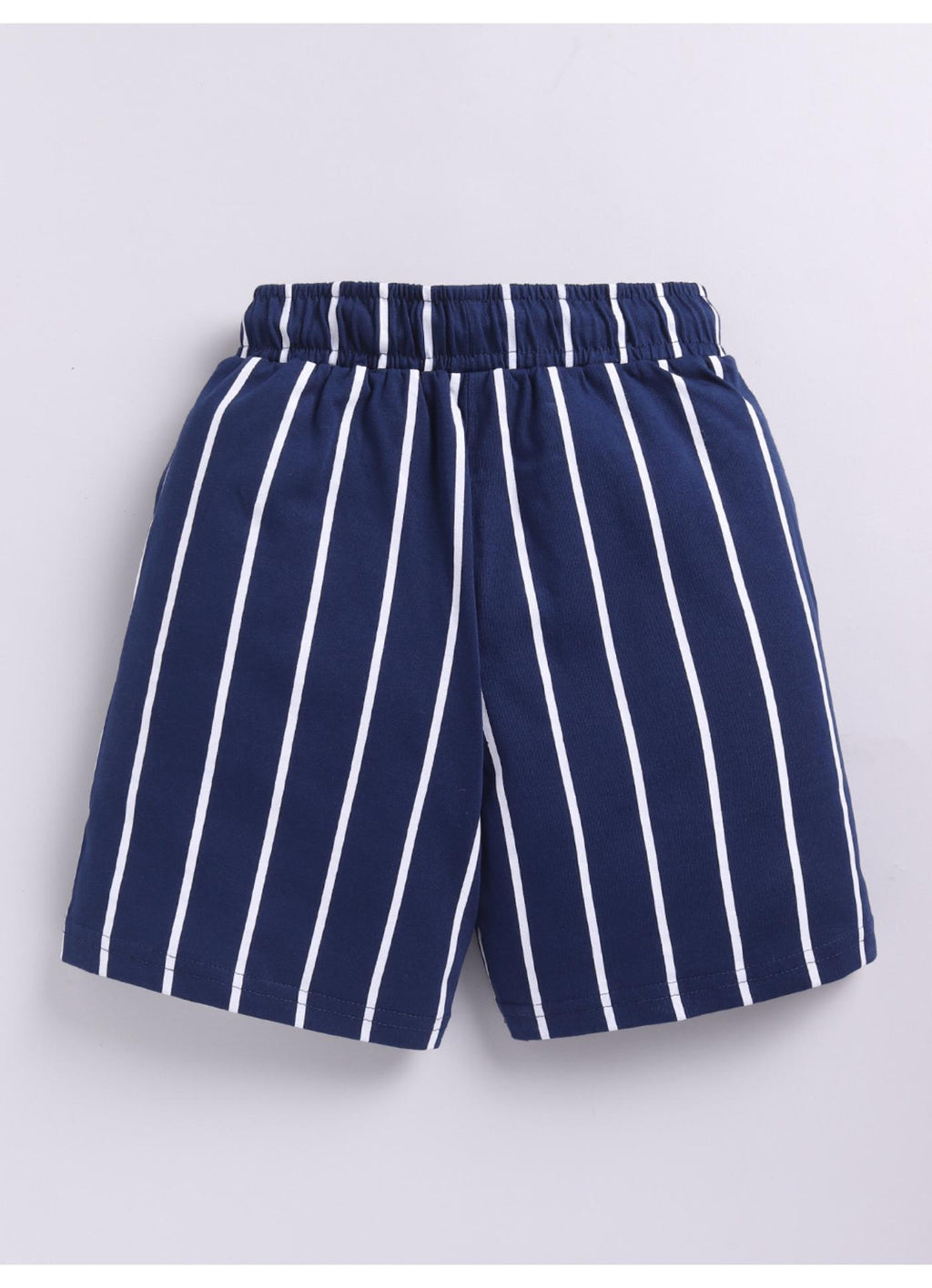 Striped Cotton Shorts