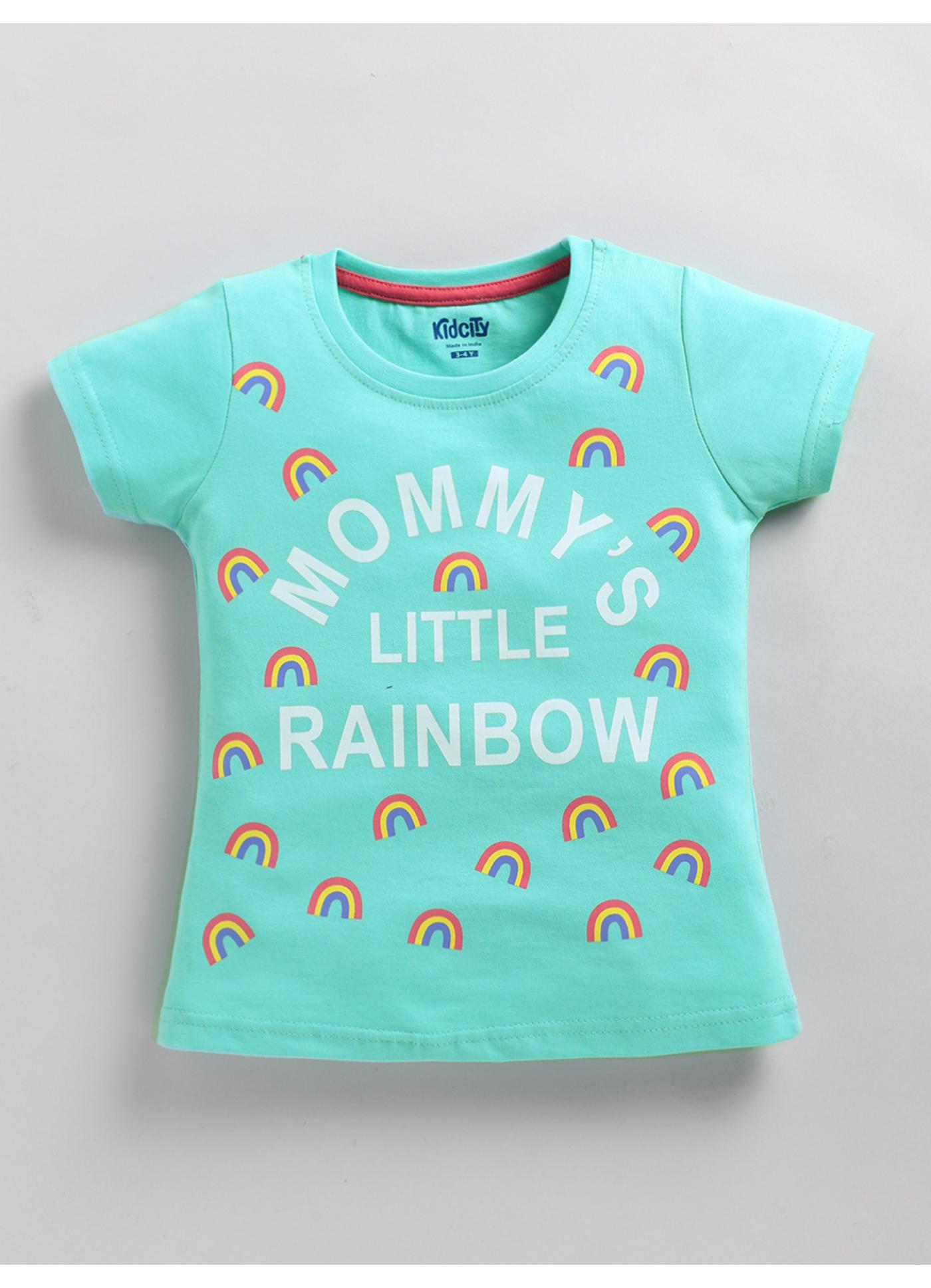 Mommy’s Little Rainbow Graphic Top