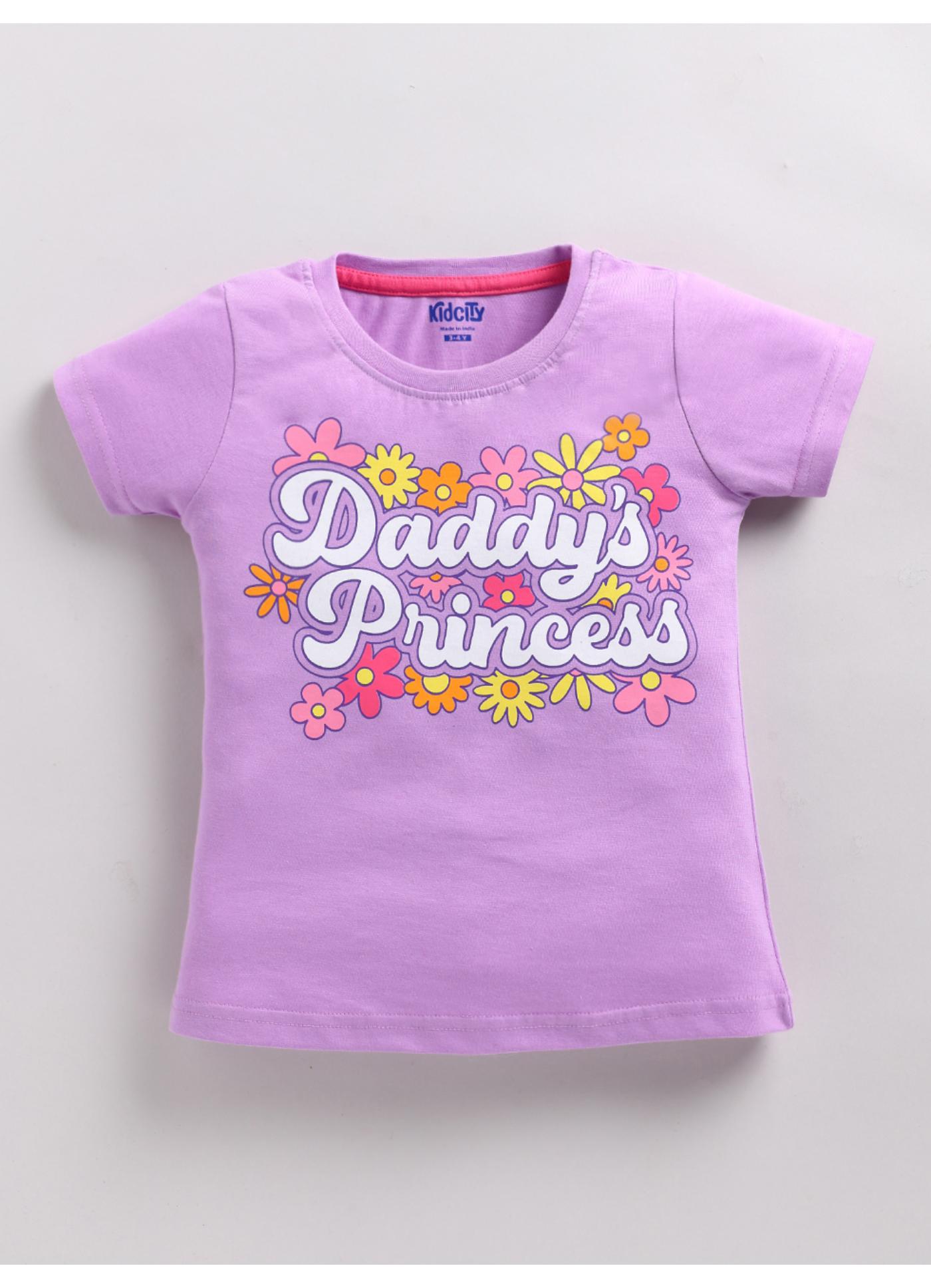 Daddy's Princess Floral Graphic Top