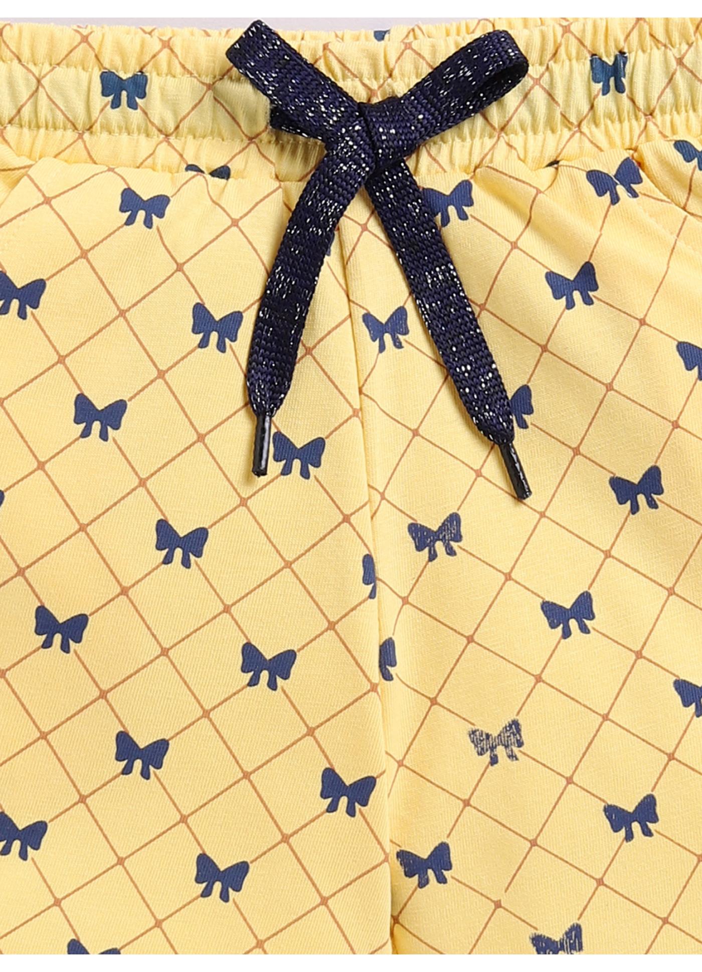 Bow Print Shorts