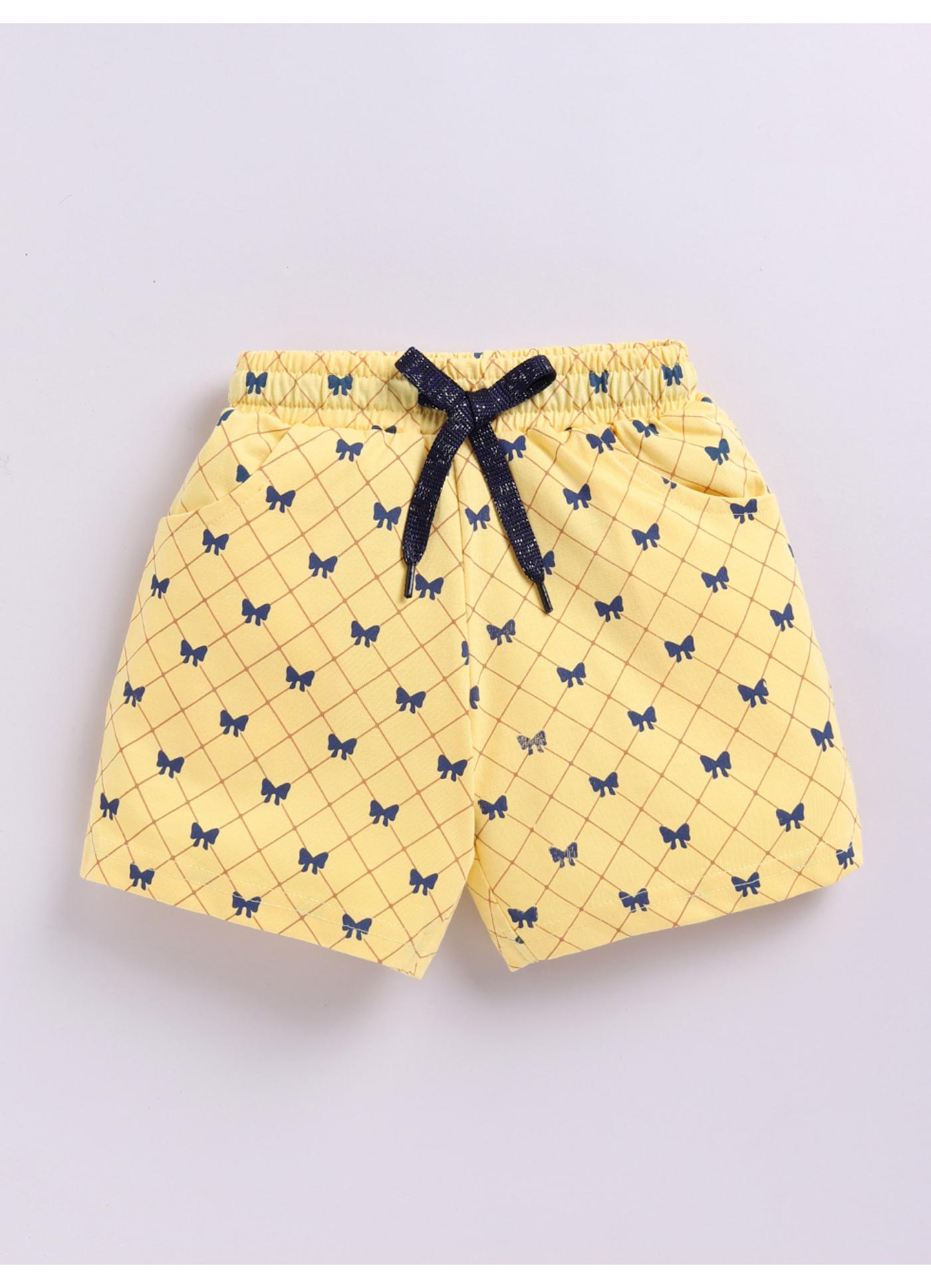 Bow Print Shorts