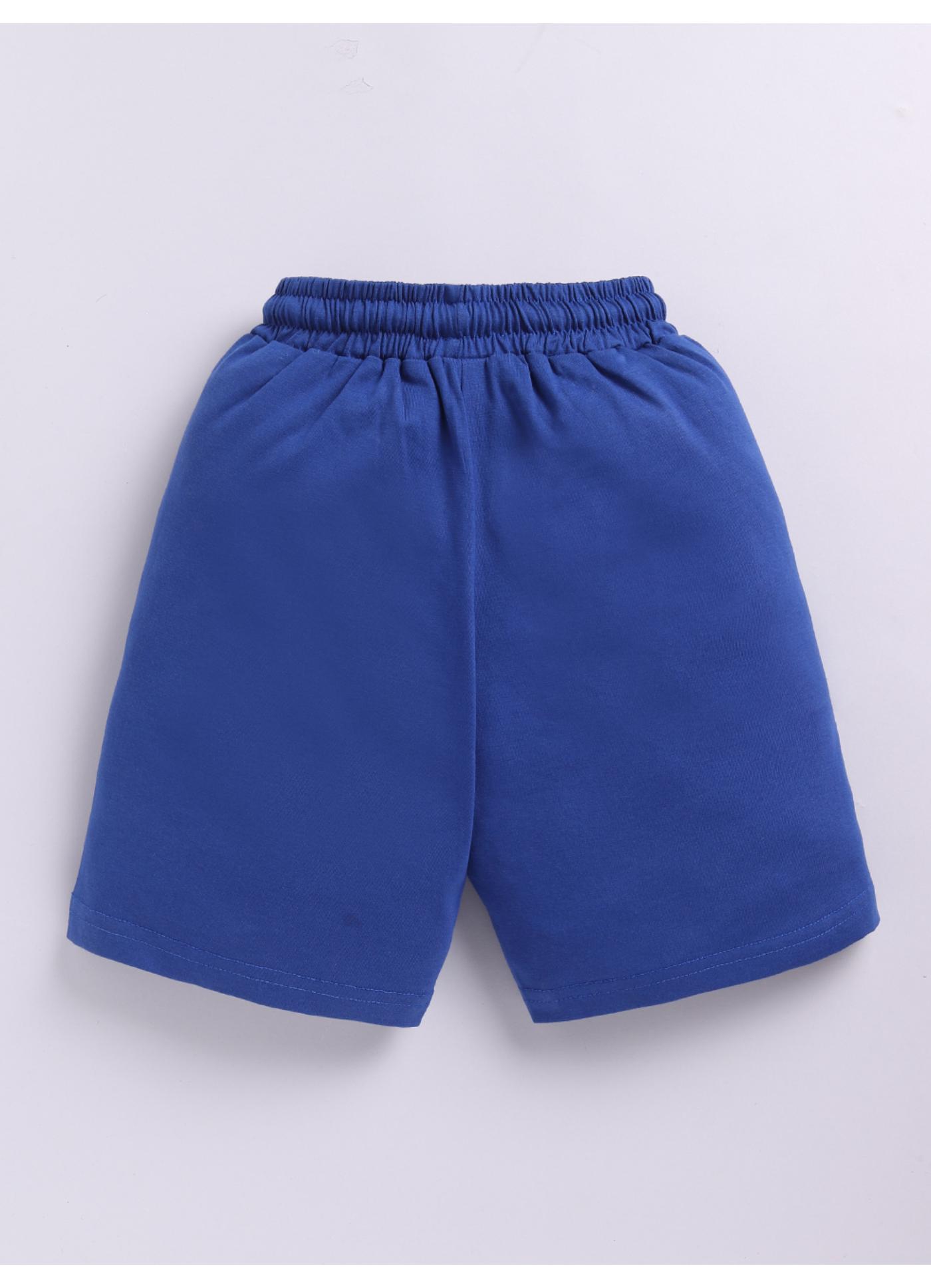 “Relax” Skateboard Print Shorts