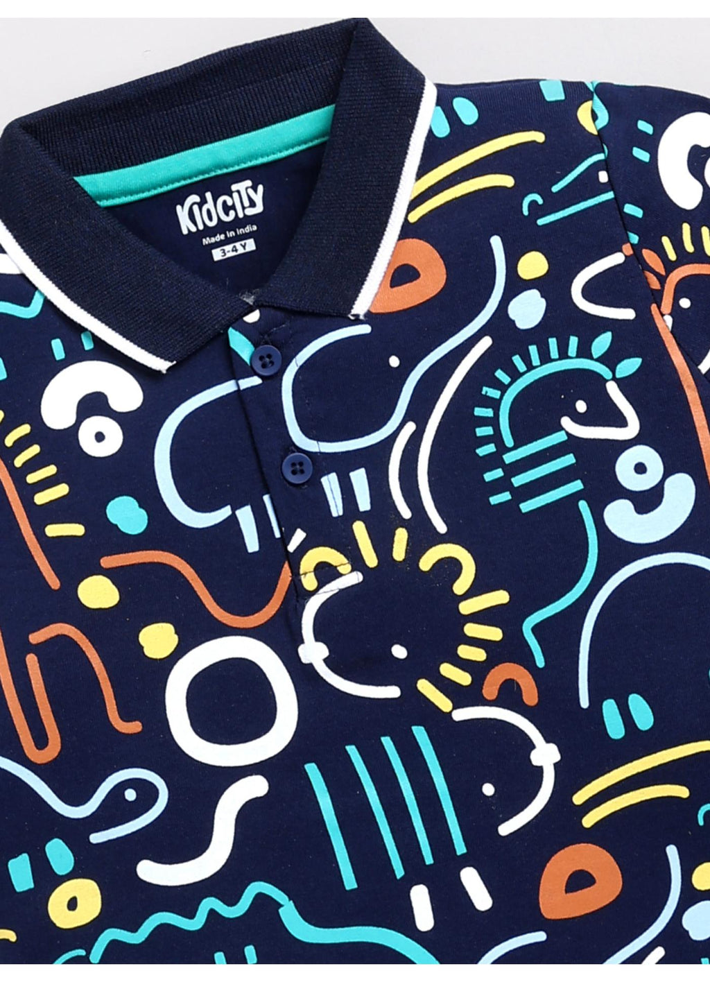 Doodle Animal All-Over Print Polo