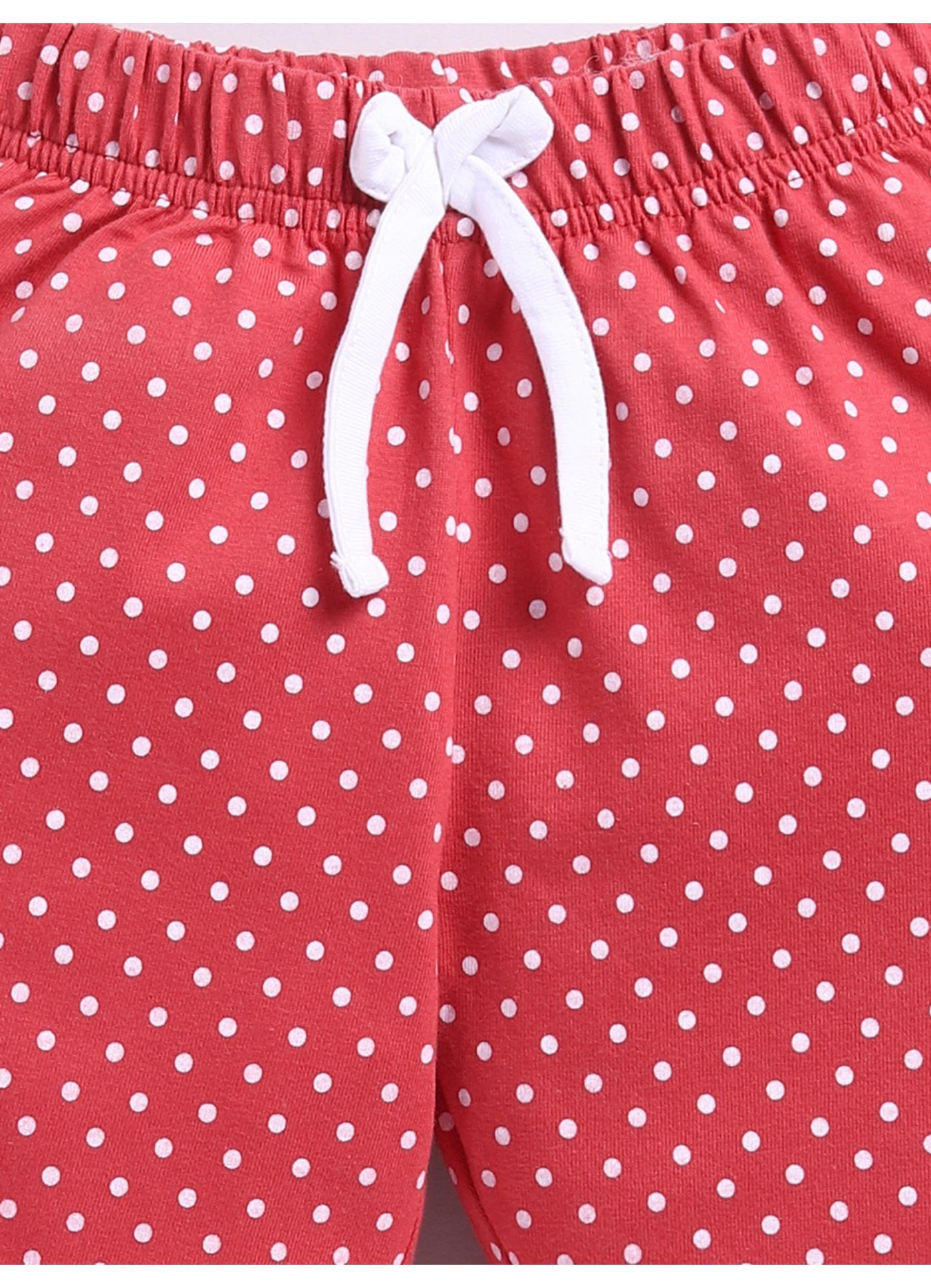 Polka Dot Ruffle Shorts