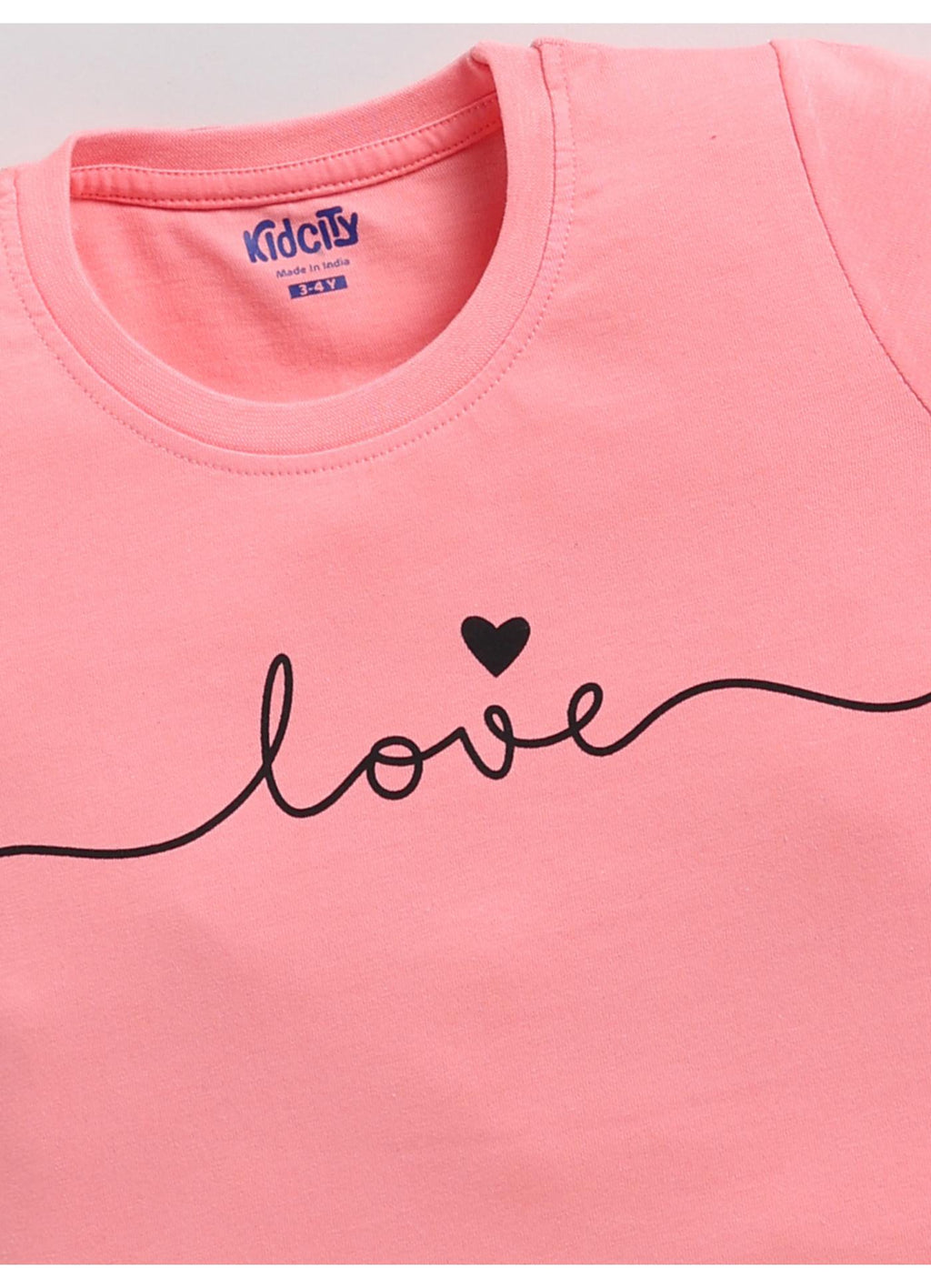 Love Script Graphic Top
