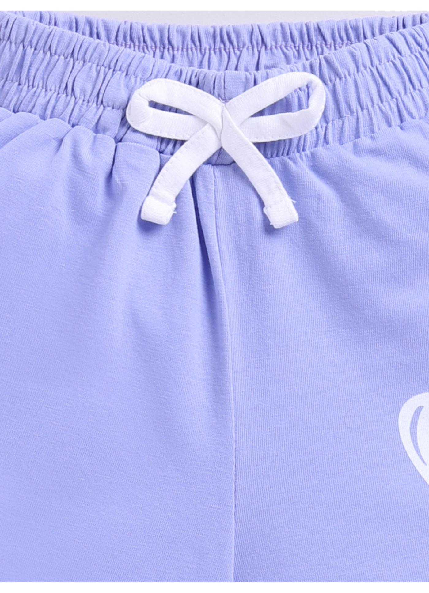 Lavender Love Heart Shorts