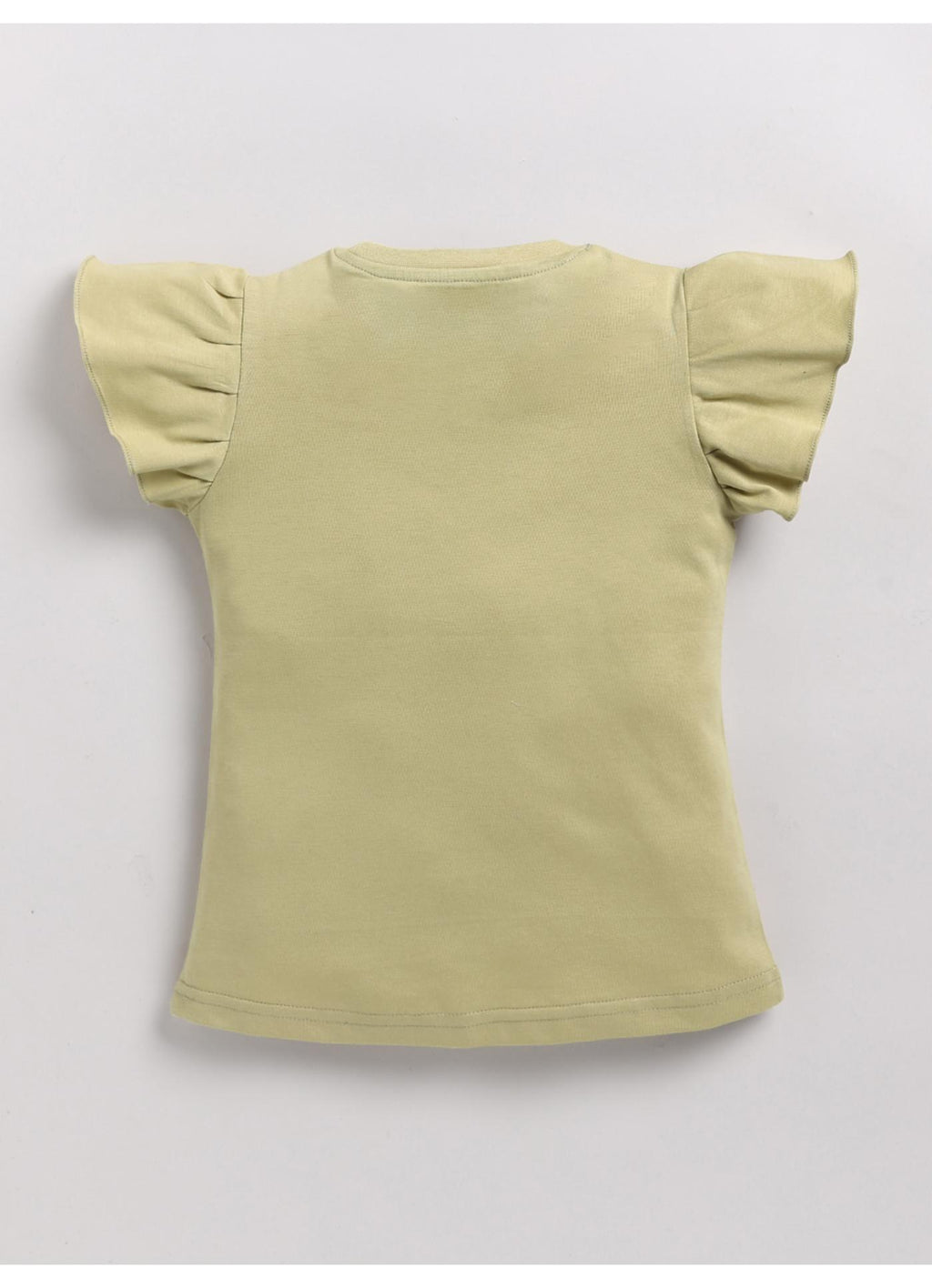 I Am So Loved Ladybug Flutter Sleeve Top