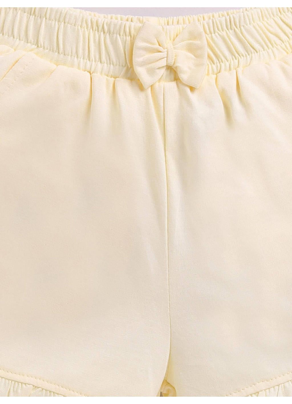 Ruffle Shorts with Caterpillar Print