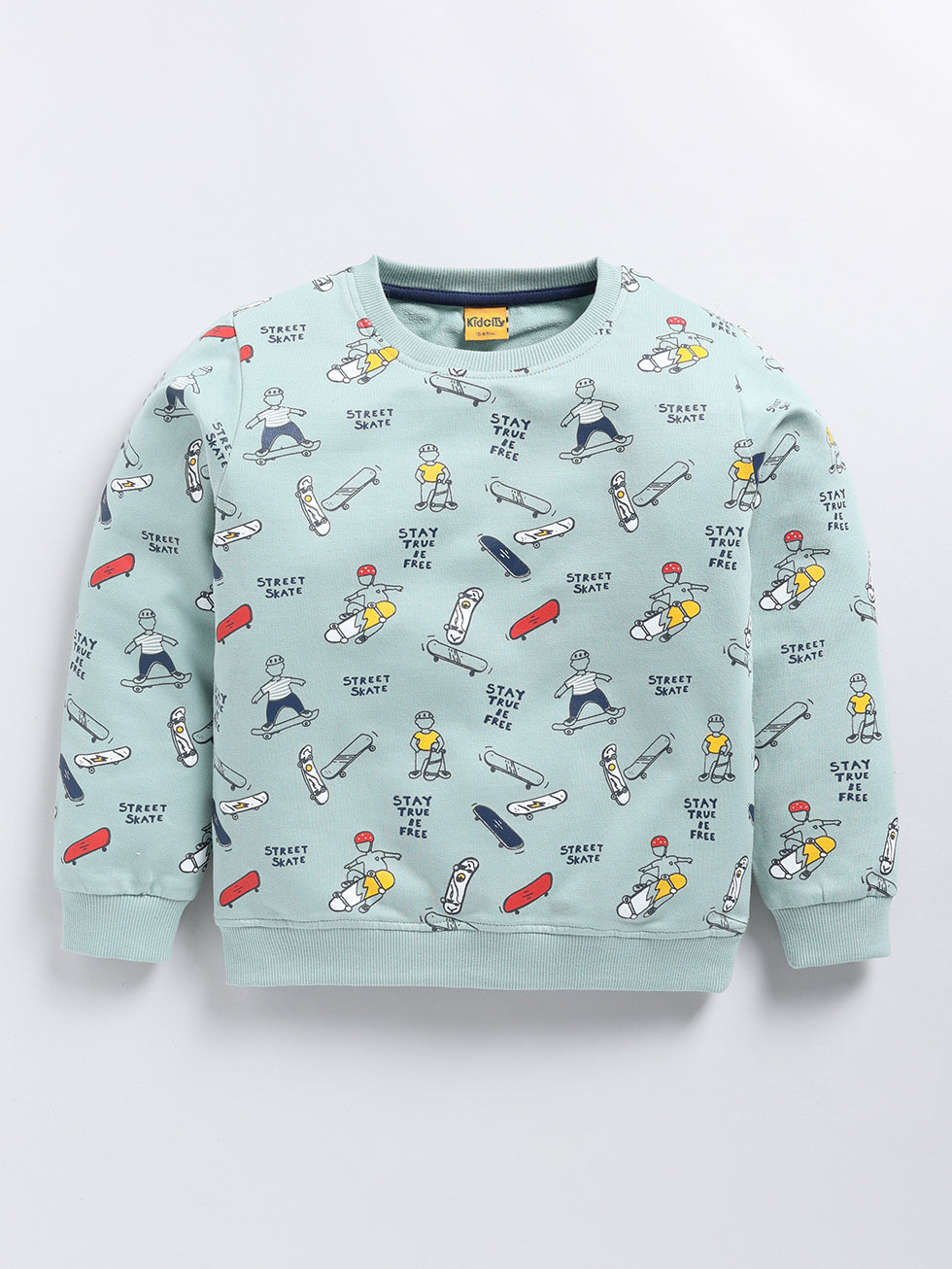 Skater Vibes Printed Sweatshirts