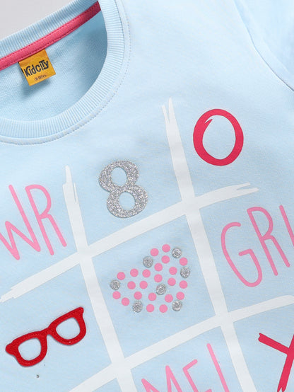 Girl Power Grid Vibes Printed Sweatshirts