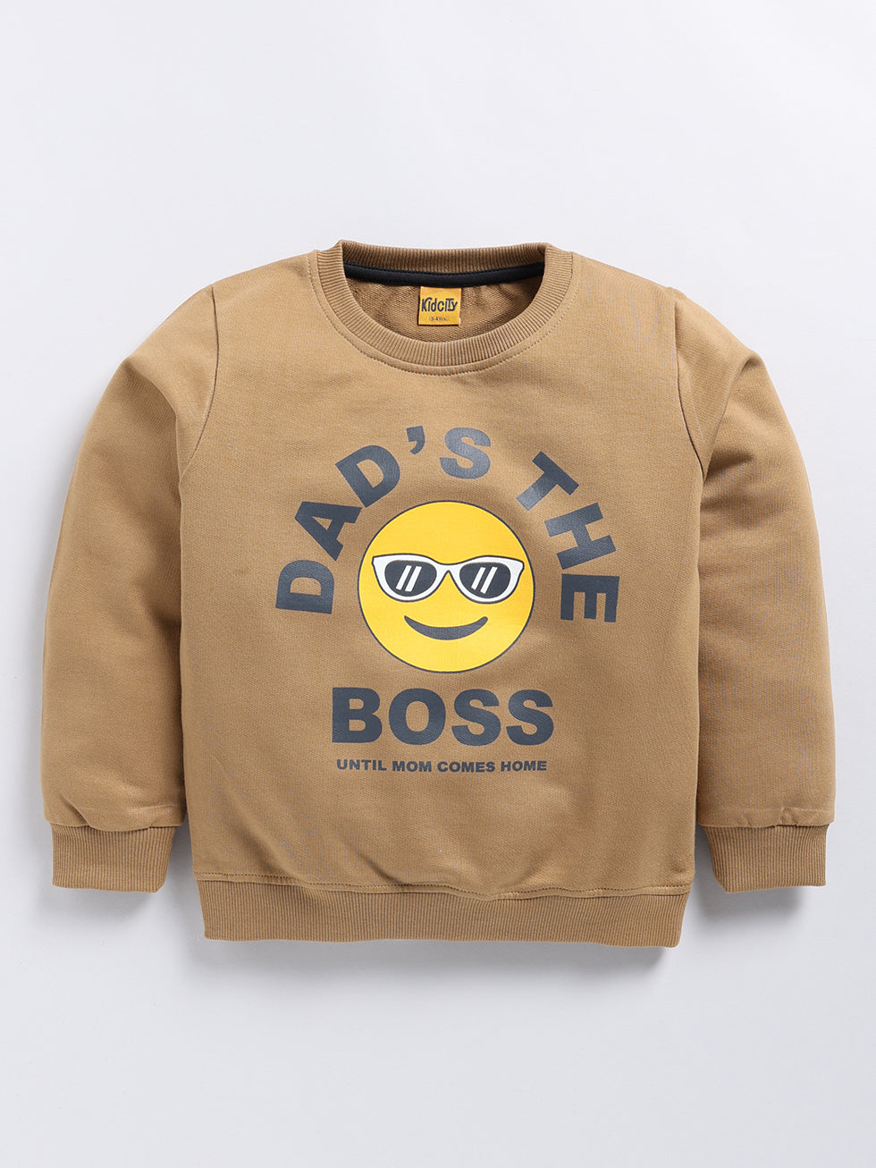 Dad's The Boss Print Sweatshirts