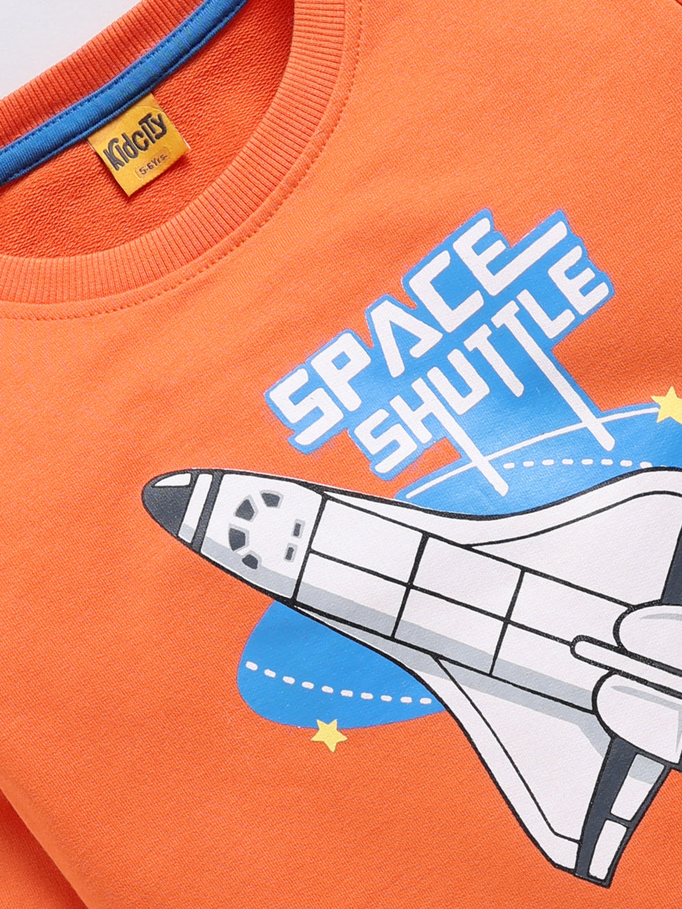 Rocket Graphics Printed Sweatshirts