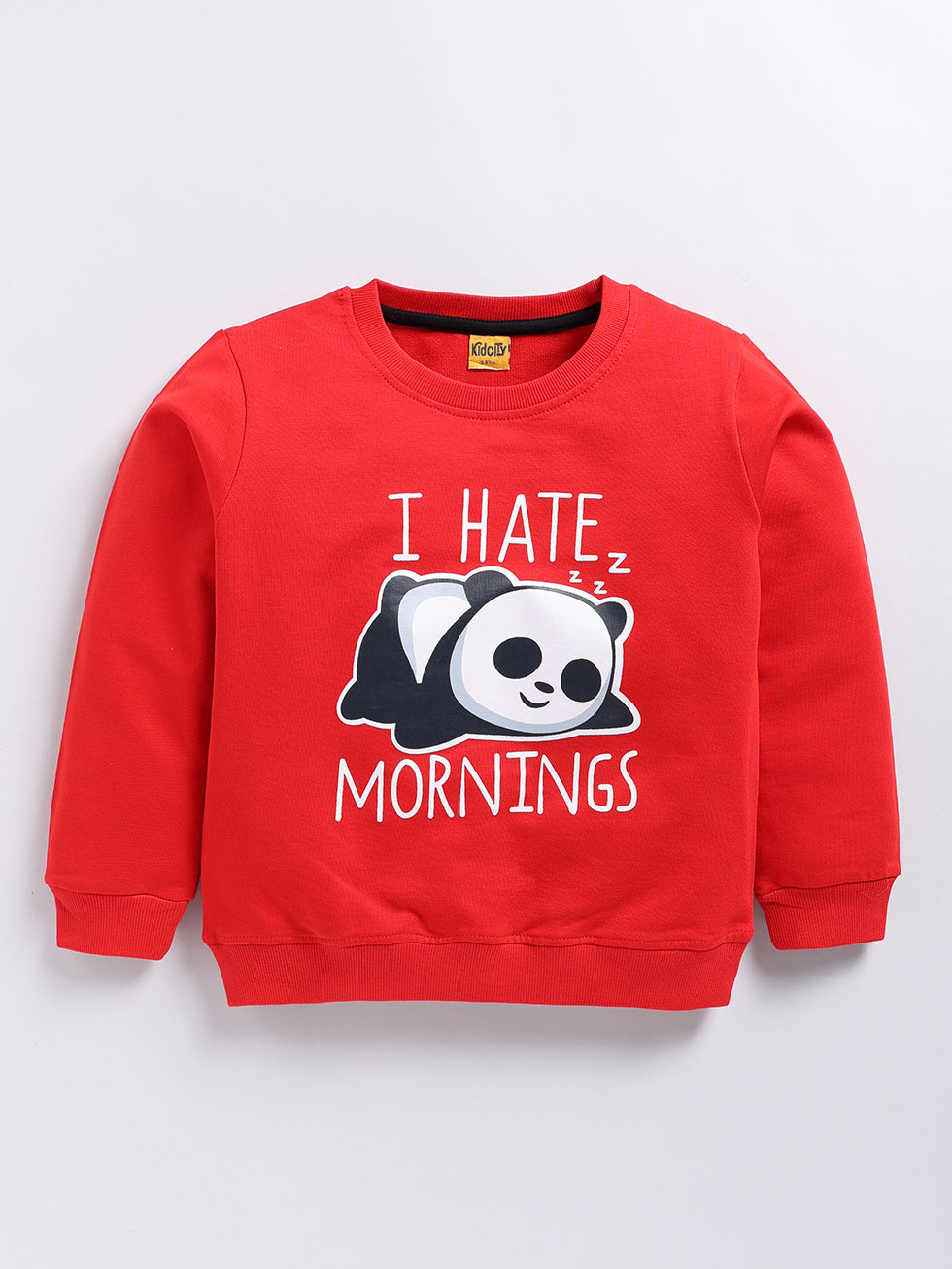 Morning Theme Print Sweatshirts
