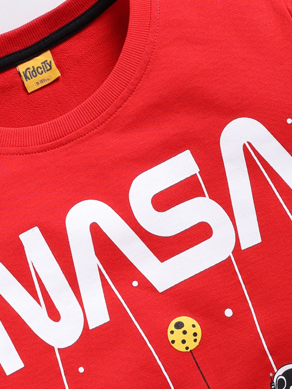Nasa Graphics Printed Sweatshirts