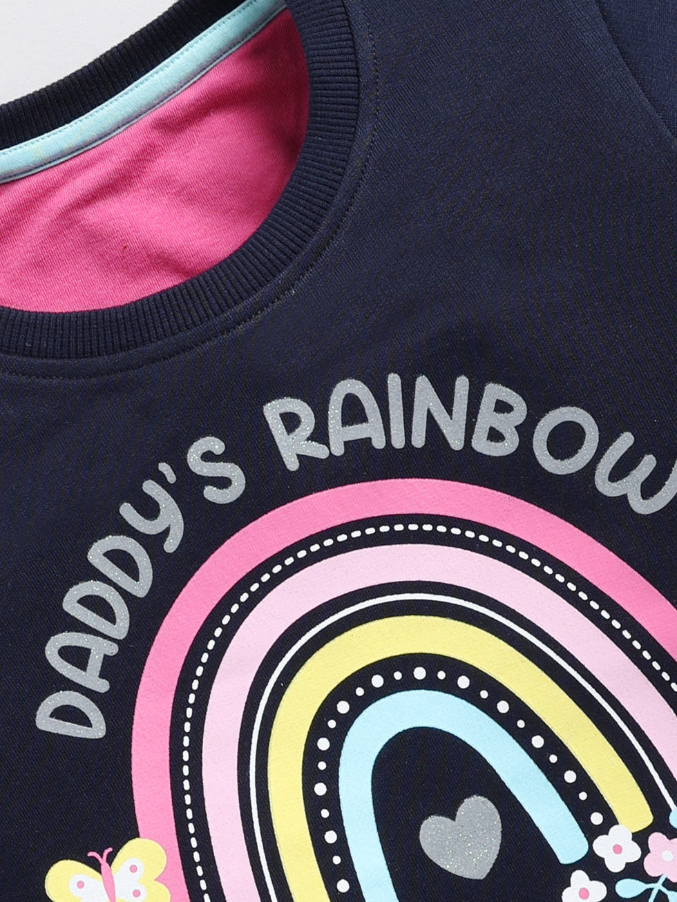 Daddy's Rainbows Printed Sweatshirts