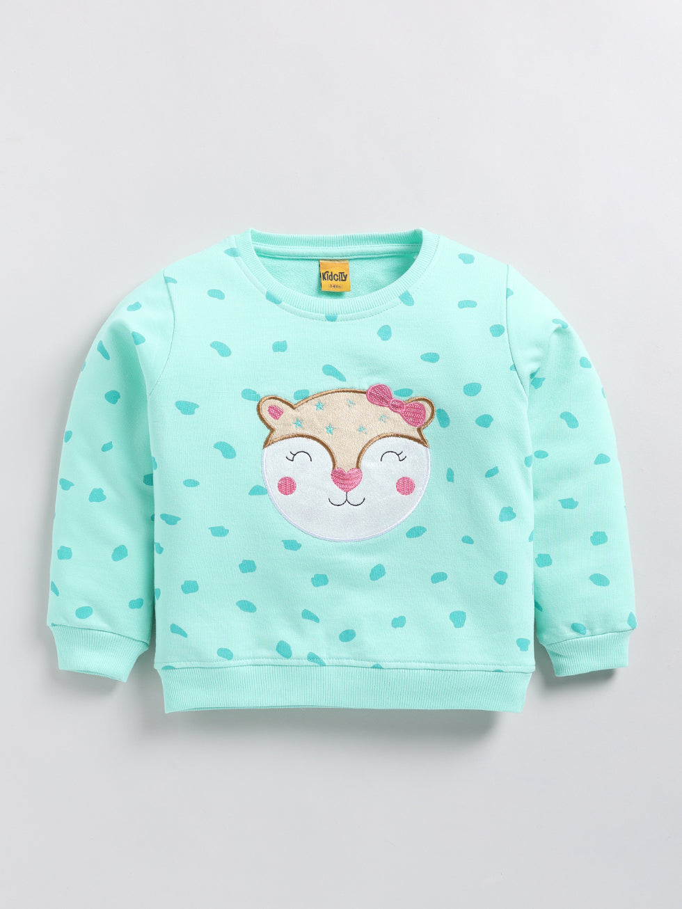 Cute Animal Face Printed Sweatshirts