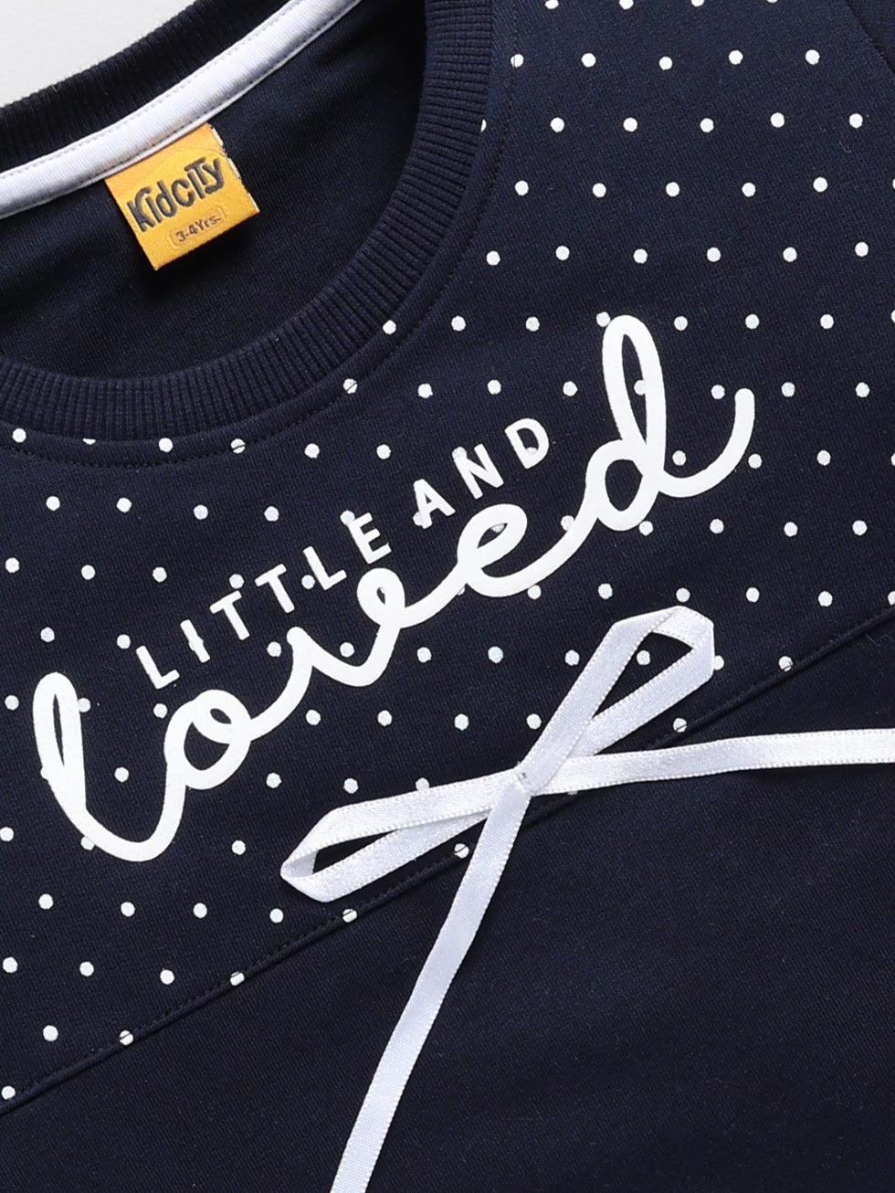 Little and Loved  Polka Dot  Printed Sweatshirts