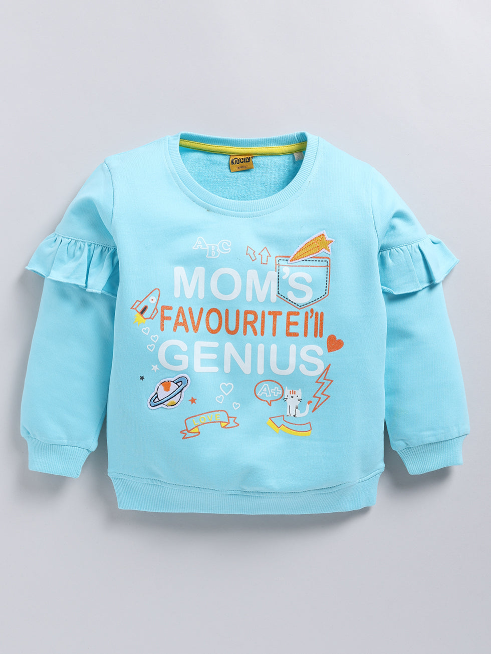 Moms Favorite Genius Printed Sweatshirts