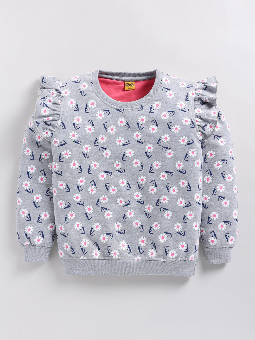 Floral Pops Printed Sweatshirts