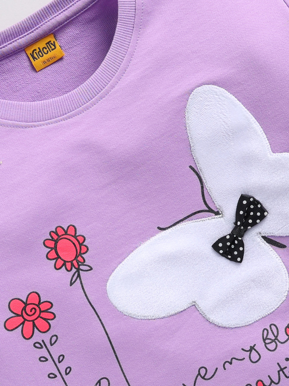 Floral Dreams Vibes Printed Sweatshirts